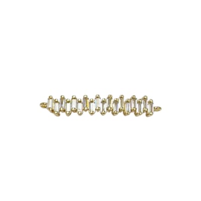 CONECTOR B/O LINEA DE ZIRCONES 33X6MM1