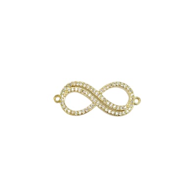 CONECTOR B/O INFINITO CON ZIRCONES 30X12MM1