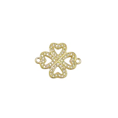 CONECTOR B/O 4 CORAZONES 20X16MM1