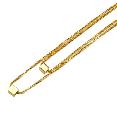 CADENA LISTA B/O VENECIANA DOBLE 3MS