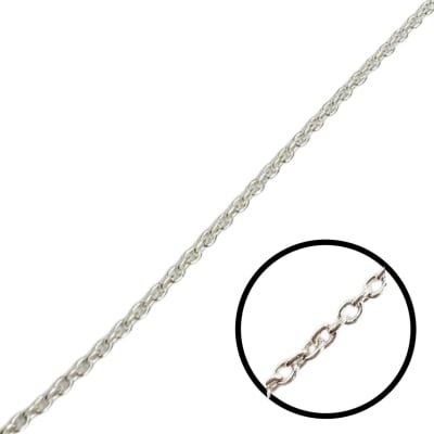 CADENA POR METRO B/PLATA 3MLS MINI ESLABON 0.8MM1