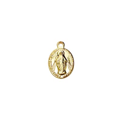 COLGANTE B/ORO VIRGEN DE LOS RAYOS 12X8MM