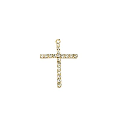 COLGANTE B/O CRUZ GRANDE ZIRCON 19X26MM1