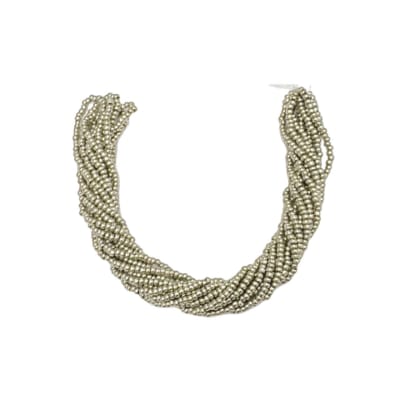 MOSTACILLAS CHECA PRECIOSA (6 TIRAS) 8/0 MET DK SILVER
