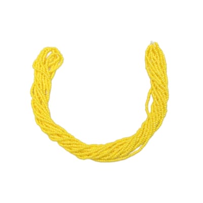 MOSTACILLAS CHECA PRECIOSA (6 TIRAS) 11/0 YELLOW OP LUSTER1