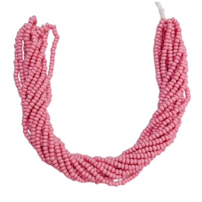 MOSTACILLAS CHECA PRECIOSA (6 TIRAS) 8/0 PINK CORAL OPQ