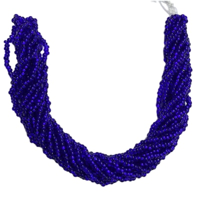 MOSTACILLAS CHECA PRECIOSA (6 TIRAS) 8/0 COBALT S/L