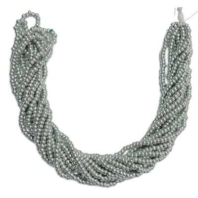 MOSTACILLAS CHECA ROCALLA OPAQUE SILVER 8/0