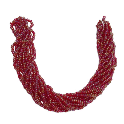 MOSTACILLAS CHECA PRECIOSA (6 TIRAS) 8/0 RUBY AB1