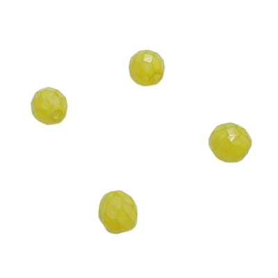 CRISTAL CIRCULO AMARILLO 10MM