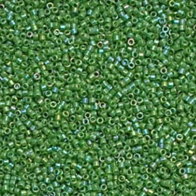 MOSTACILLA MIYUKI DELICA GR GREEN OPAQUE AB #0163