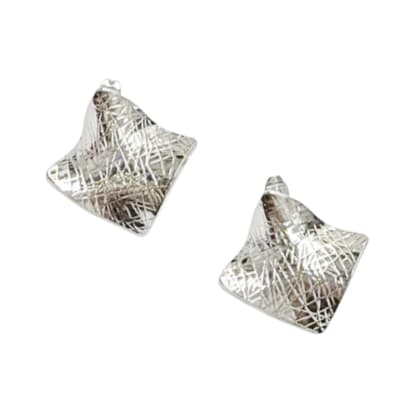 AROS LISTOS B/PLATINO ROMBO CURVO 29MM