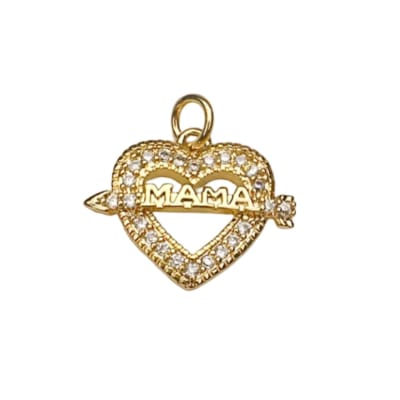 COLGANTE B/O CORAZON MAMA FLECHA CON ZIRCONES1