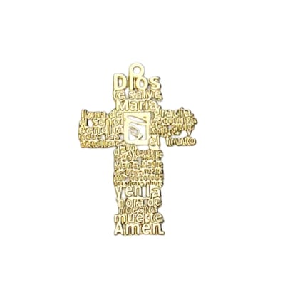 COLGANTE B/O CRUZ AVE MARIA LAMINADO1