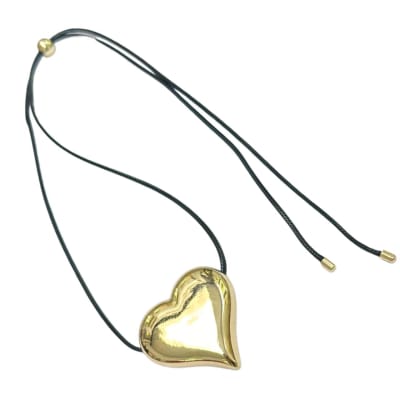 COLLAR AJUSTABLE  PASADOR CORAZON B/O