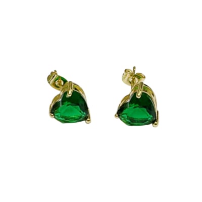 ARO LISTO B/O CORAZON ZIRCON VERDE ESMERALDA1
