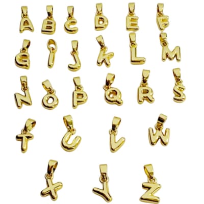 COLGANTE B/O MINI INICIAL INFLADA 9X5MM1