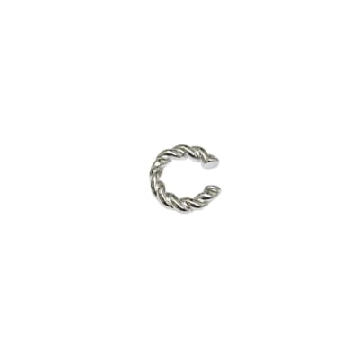 CUFF B/PLATINO TORNEADO