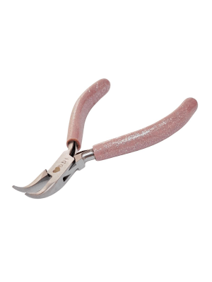 ALICATE PUNTA PLANA CURVA ADRI ACCESORIOS ROSADO
