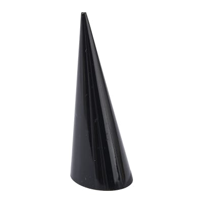 EXHIBIDOR ACRILICO CONO NEGRO PARA ANILLOS 26X70MM1