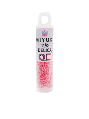 MOSTACILLA MIYUKI 11/0 LINED ROSE PINK AB 1