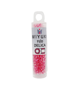MOSTACILLA MIYUKI 11/0 LINED DARK ROSE1