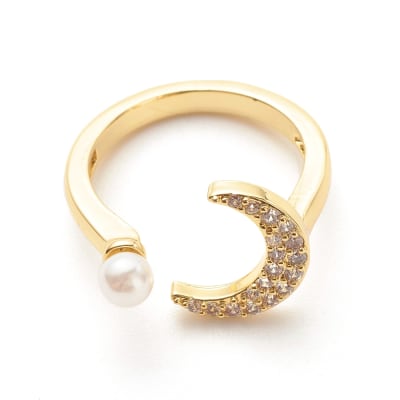 ANILLO AJUSTABLE LUNA ZIRCON Y PERLA2