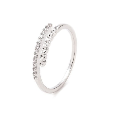 ANILLO AJUSTABLE B/PLATINO LINEA DE ZIRCON 17MM1