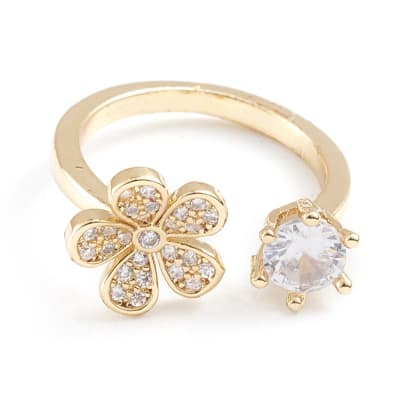 ANILLO AJUSTABLE B/O FLOR ZIRCON 16.5MM1