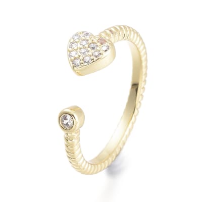 ANILLO AJUSTABLE B/O TORNEADO MINI CORAZON3