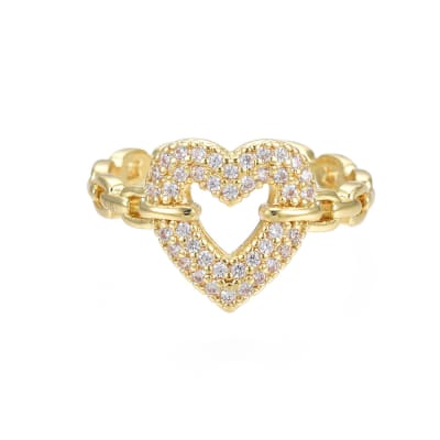 ANILLO AJUSTABLE B/O CORAZON DE ZIRCONES1
