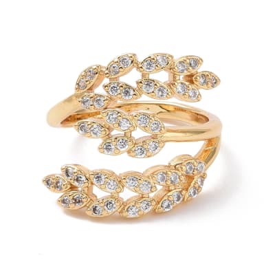 ANILLO AJUSTABLE B/O TRIPLE ESPIGAS ZIRCON 16MM1