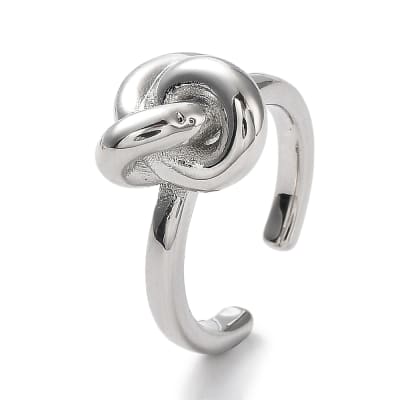 ANILLO AJUSTABLE B/PLATINO ESLABONES