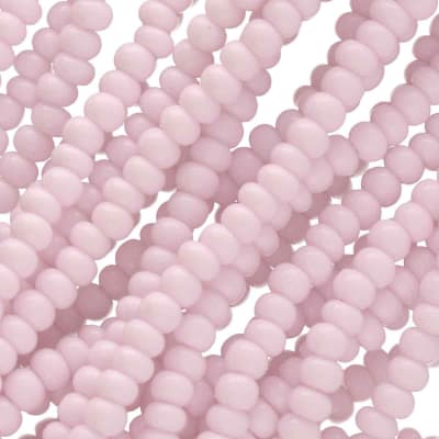 MOSTACILLAS CHECA PRECIOSA (6 TIRAS) 8/0 OPAQUE PINK APROX. 37 GRAMOS1