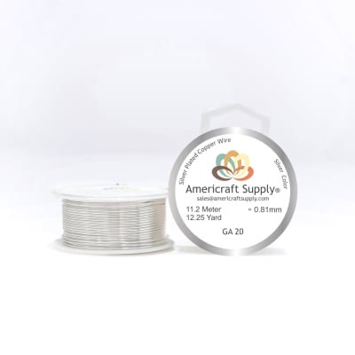 ALAMBRE AMERICRAFT SUPPLY SILVER CALIBRE 20