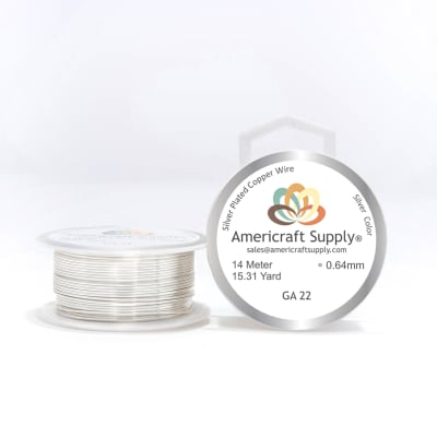 ALAMBRE AMERICRAFT SUPPLY SILVER CALIBRE 22