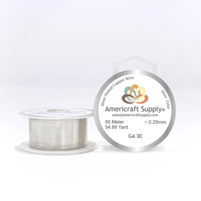 ALAMBRE AMERICRAFT SUPPLY SILVER CALIBRE 30