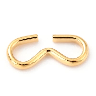 CONECTOR  ACERO DORADO 10X5MM