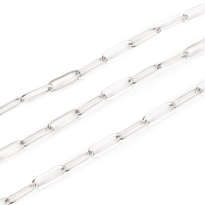 CADENA POR METRO ACERO INOX.  ESLABON 10X4MM1