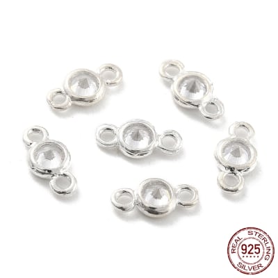 CONECTOR PLATA 925 PUNTO DE LUZ 7X4MM1