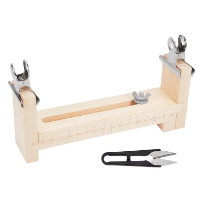 TELAR DE MADERA + TIJERA