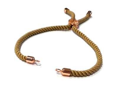 PULSERA CONECTORA B/O ROSA NYLON COLOR LINO 210MM2