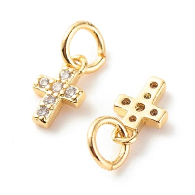COLGANTE B/O MINI CRUZ CON ZIRCONES3