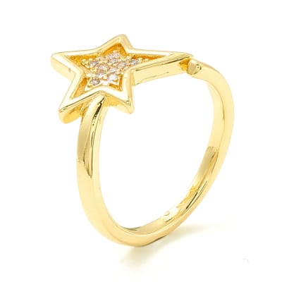 ANILLO AJUSTABLE B/O ESTRELLA COMIC ZIRCON 16MM