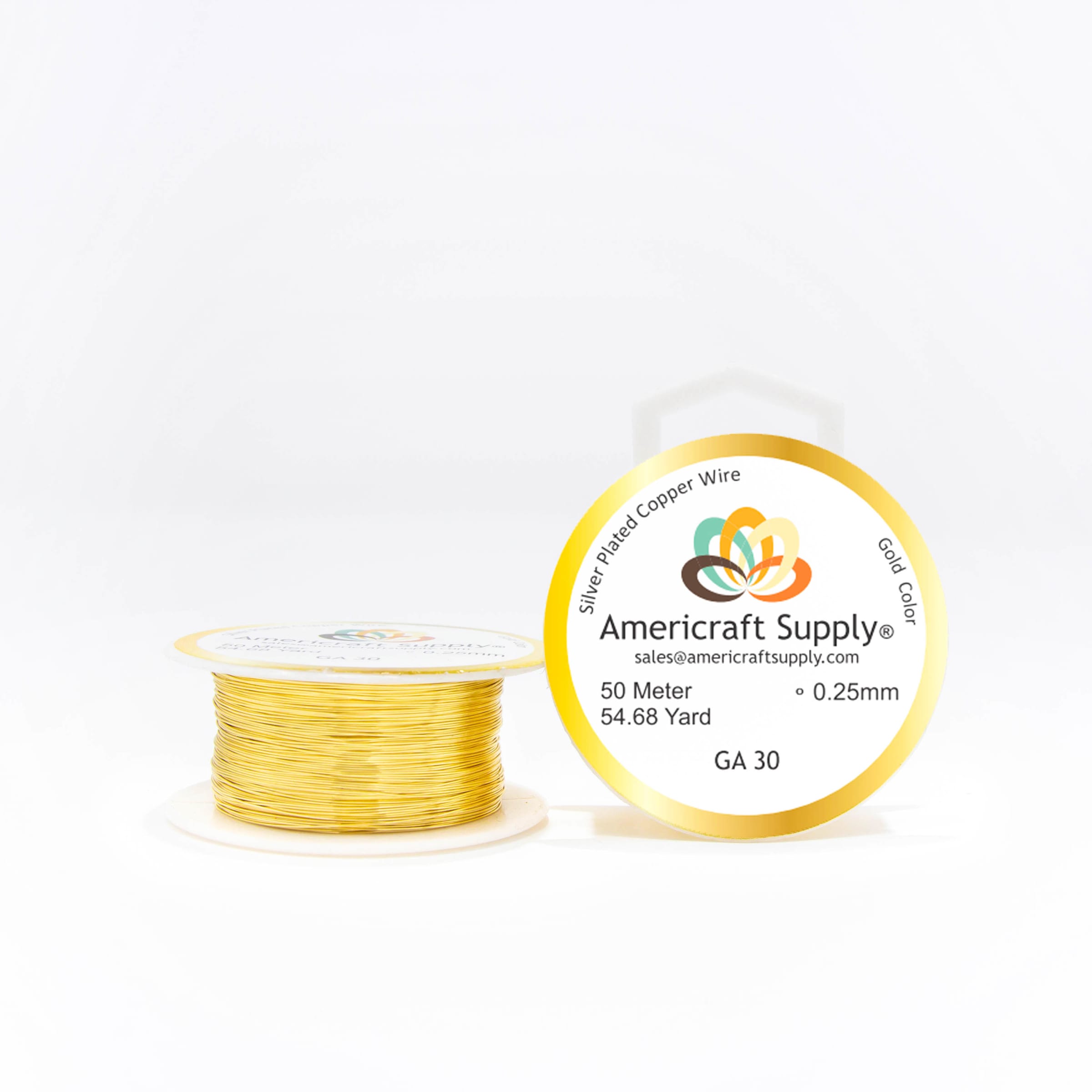 ALAMBRE AMERICRAFT SUPPLY GOLD CALIBRE 30