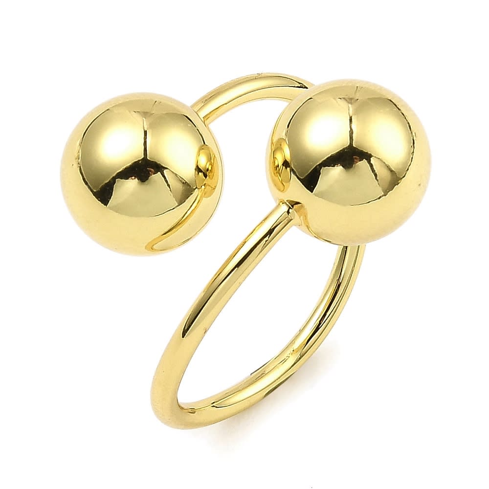 ANILLO AJUSTABLE B/O DOBLE BALIN
