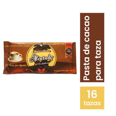 Chocolate Alvarado pasta pura de cacao x 100 gr1