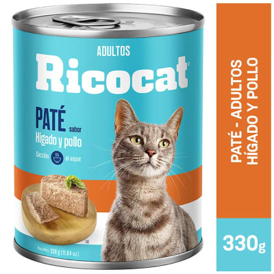 Ricocat LATA higado y pollo 330 GR1