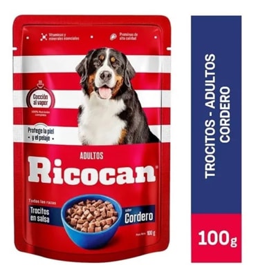 Ricocan sachet adulto trocitos en salsa 100 G1