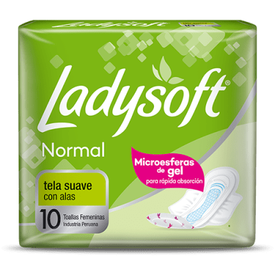 Ladysoft normal x 10 toallas1